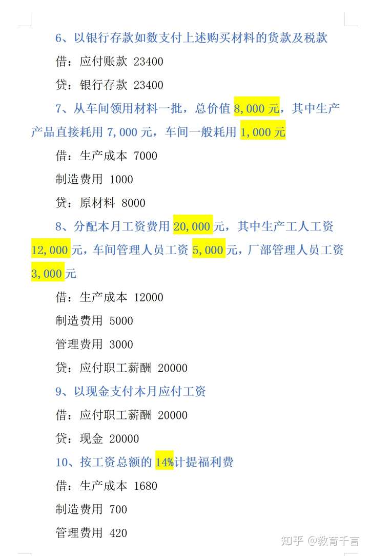 最新会计分录大全例题详解详解